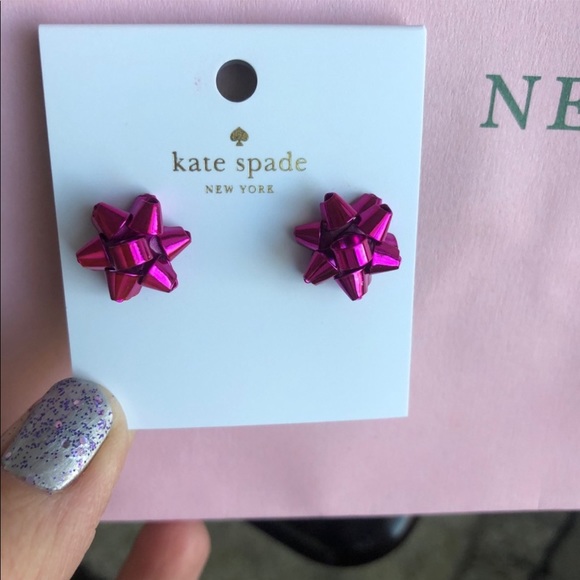 New Kate spade bow earrings